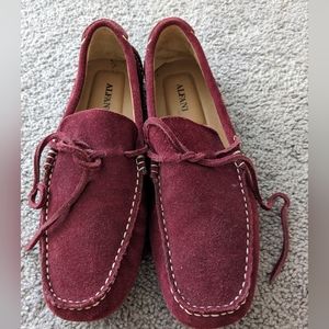 Alfani loafers for men. Maroon and brown color. Size 10.5
